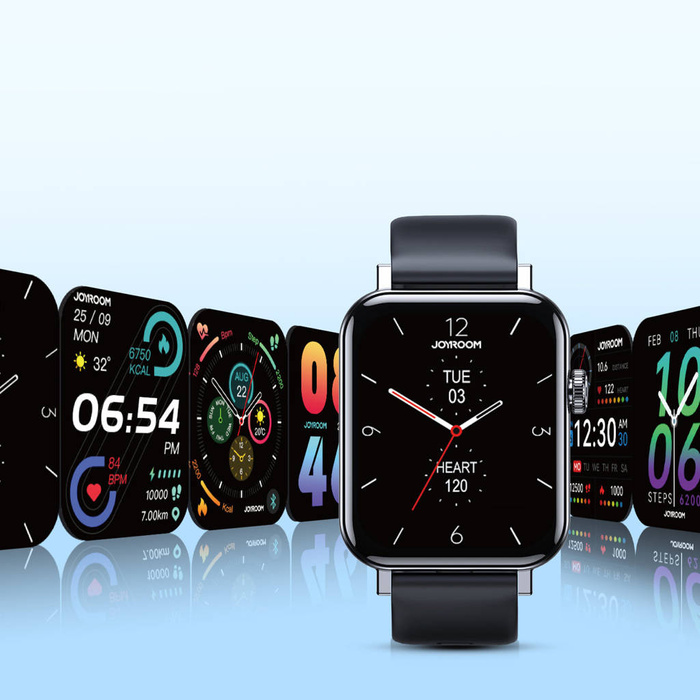 Joyroom Fit-Life Series smartwatch with call answering function IP68 black (JR-FT5)