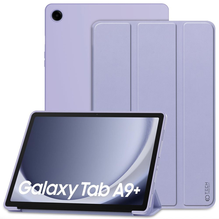 Telefontok Tech-protect Smartcase Samsung Galaxy Tab A9+ Plus 11.0 X210 / X215 / X216 lila színben