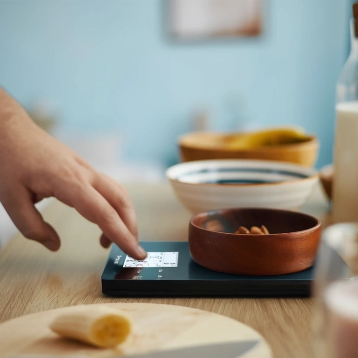 Waga kuchenna Wozinsky WIK-10 inteligentna z wyświetlaczem cyfrowym Bluetooth aplikacja - czarna