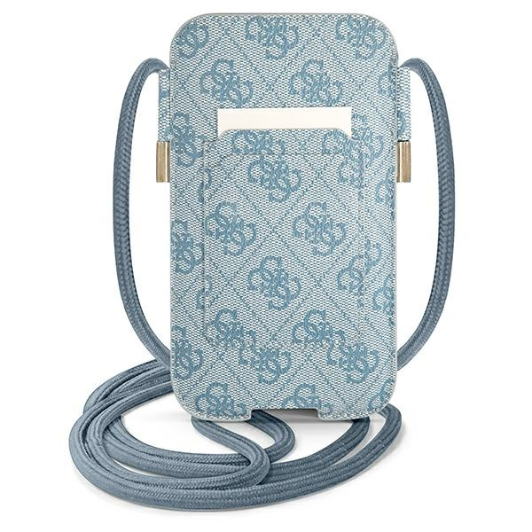 Guess Handtasche GUPHL4GDBL 6,7" blau/blau Hartschalenkoffer 4G Stripe