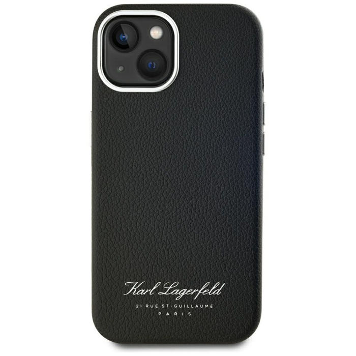 Etui Karl Lagerfeld hotel RSG do iPhone  15 czarny