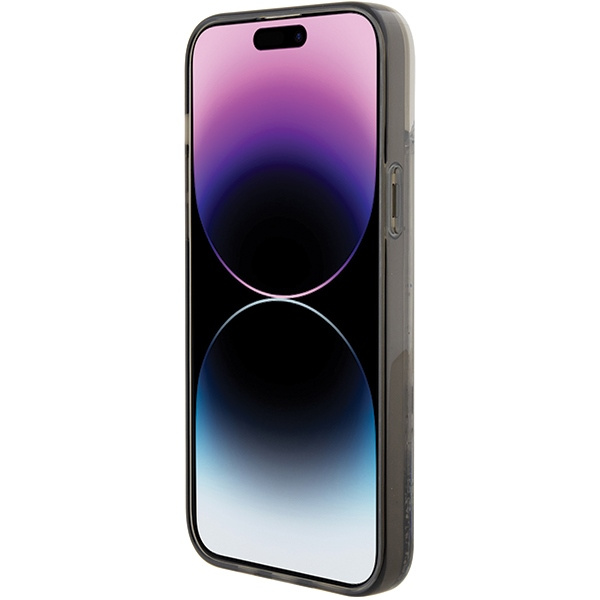 Karl Lagerfeld KLHCP15MLKCNSK iPhone 15 Plus 6,7" duro transparentecase Liquid Glitter Choupette