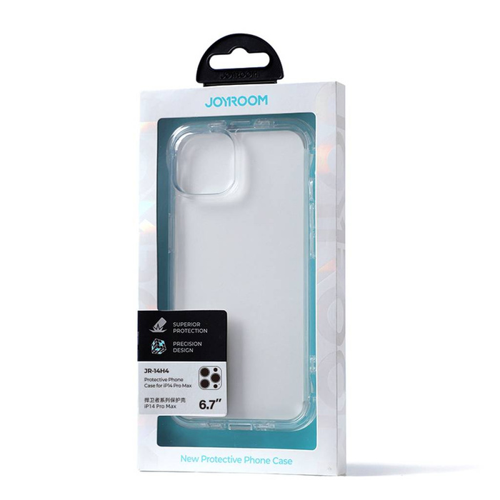 Joyroom Defender Series para iPhone 14 Pro Max Armored Hook Cover Stand Clear (JR-14H4)