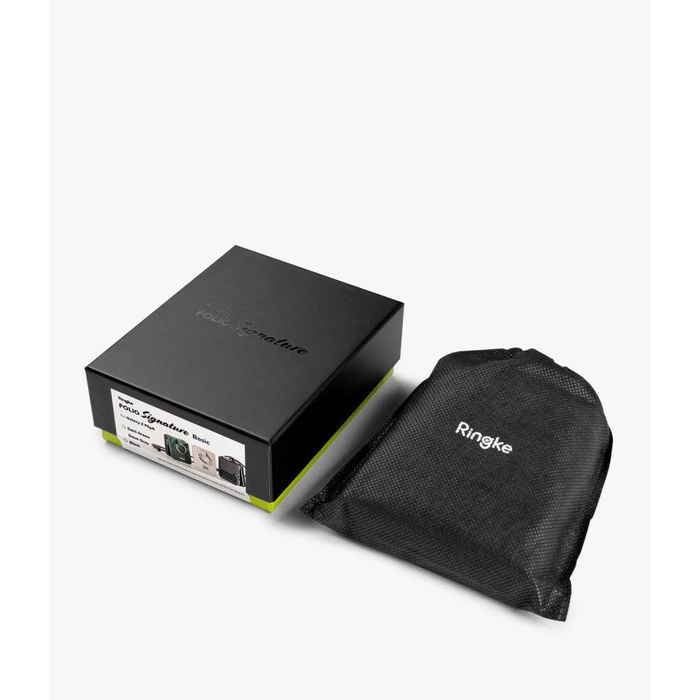 Case RINGKE Signature FOLIO GALAXY Z FLIP 4 DARK GREEN