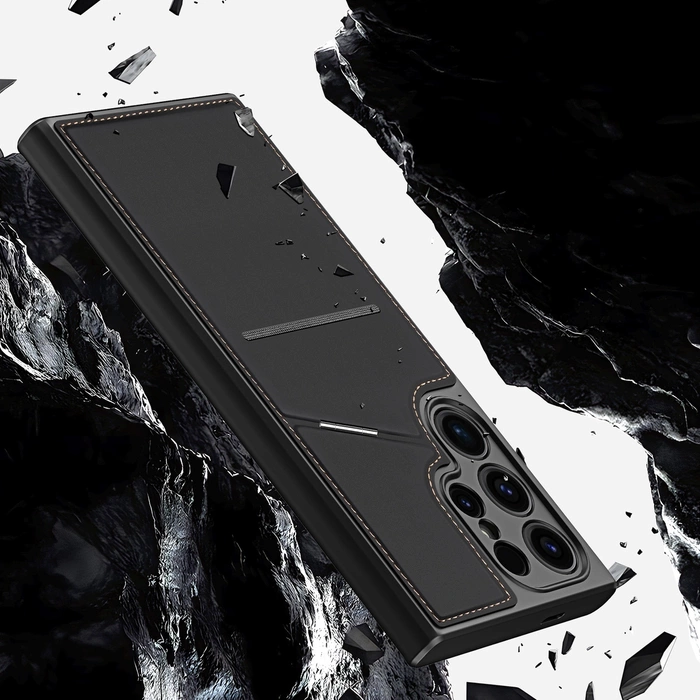 Custodia Dux Ducis Rafi ll Mag per Samsung Galaxy S24 Ultra - nera