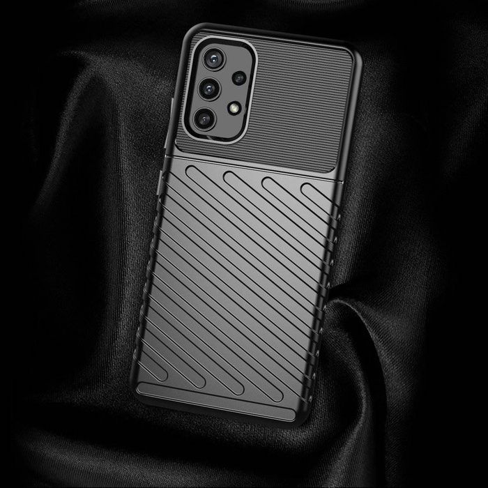 Thunder Case flexibilní pancéřovaný pouzdro kryt Samsung Galaxy A72 4G černý