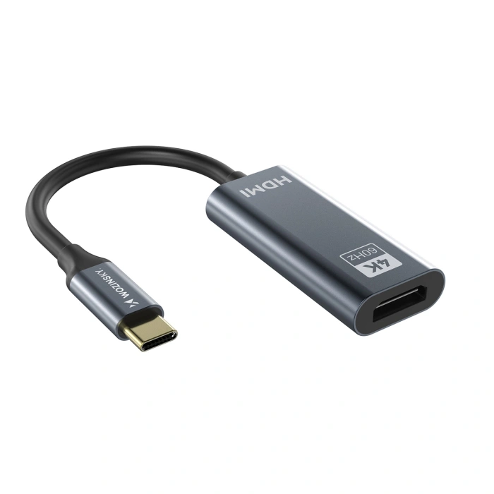 Adapter Wozinsky WACH-01 USB-C - HDMI 4K 60Hz - czarny