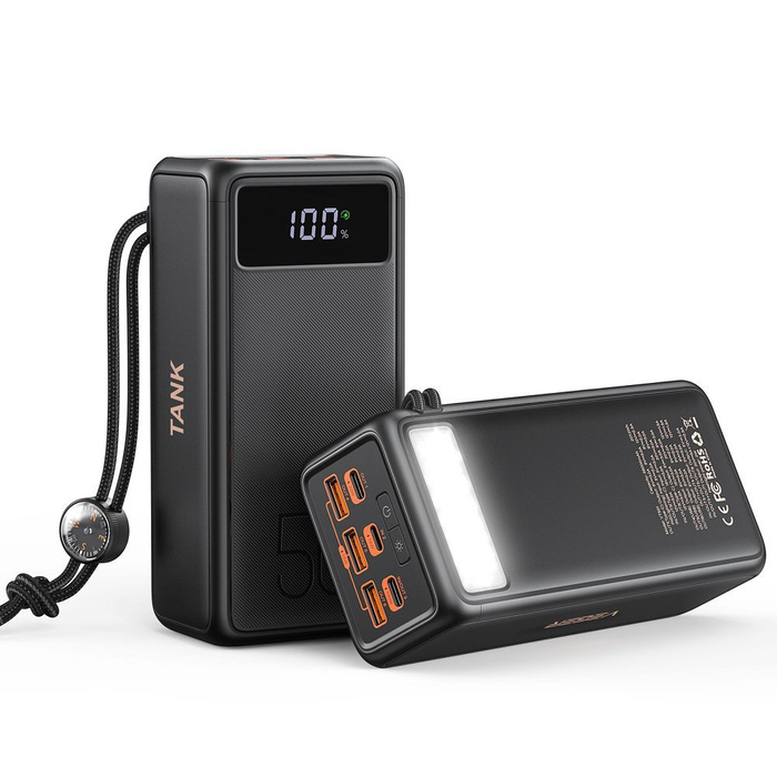 Powerbank Veger Tank Boost (W5001C) PD QC3.0 5A 130W 56000 mAh czarny