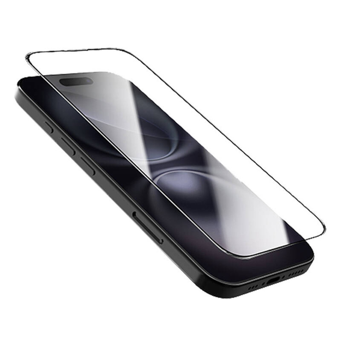 Nillkin Tempered Glass 2.5D CP+ PRO Black for Apple iPhone 16 (with applicator)