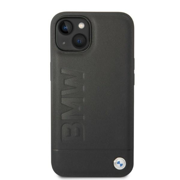 Case BMW BMHMP14SSLLBK iPhone 14 6.1" black/black hardcase Signature Logo Imprint MagSafe