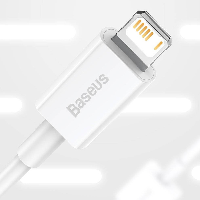 Baseus Superior Cable USB - Lightning 2,4A 0,25 m White (CALYS-02)