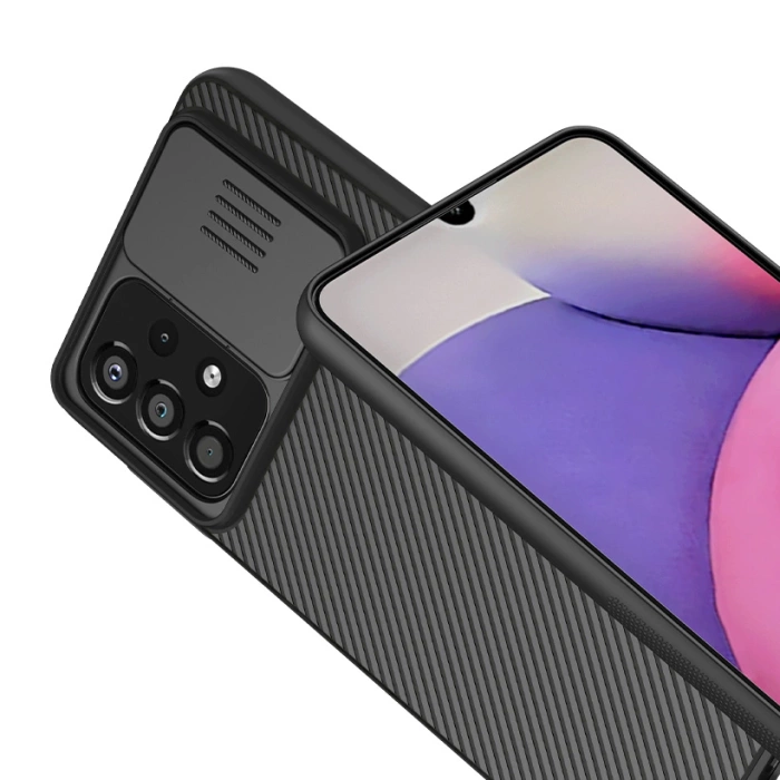 Nillkin CamShield Case etui pokrowiec osłona na aparat kamerę Samsung Galaxy A33 5G niebieski