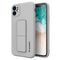 Wozinsky Kickstand Case Support en silicone flexible pour iPhone 11 Pro Max Gris