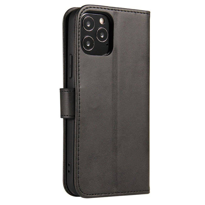 Magnet Case funda elegante funda con solapa y función soporte Poco M4 Pro 5G negra