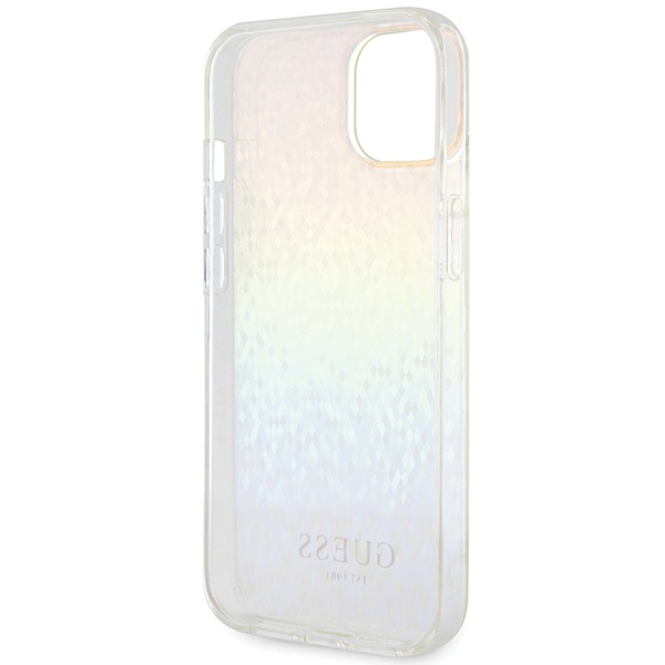 Etui Guess GUHCP15SHDECMI iPhone 15 6.1" wielokolorowy hardcase IML Faceted Mirror Disco Iridescent Case
