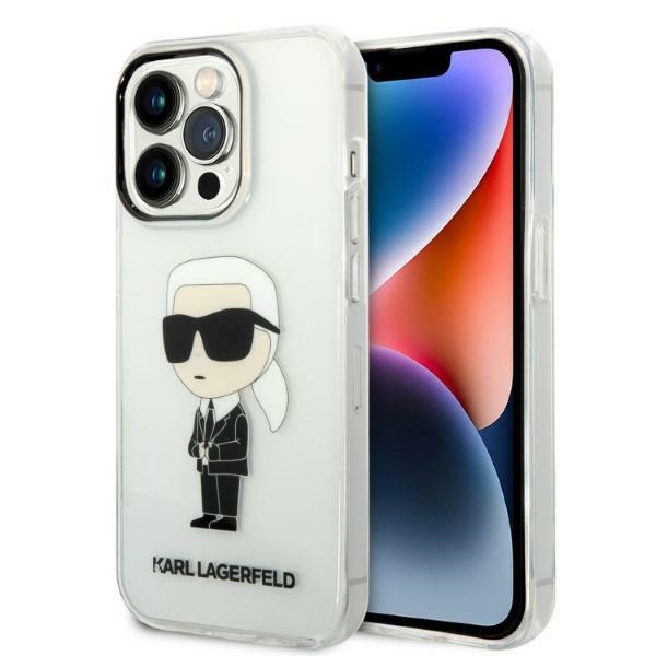 Cover Karl Lagerfeld iPhone 14 Pro Max 6,7" trasparente durocase Ikonik Karl Lagerfeld