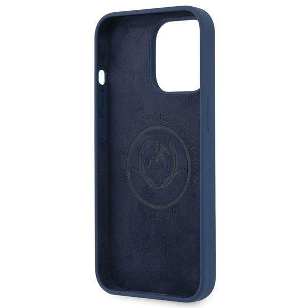 Case US POLO Apple iPhone 13 Pro Max Silicone Collection Navy Blue Case