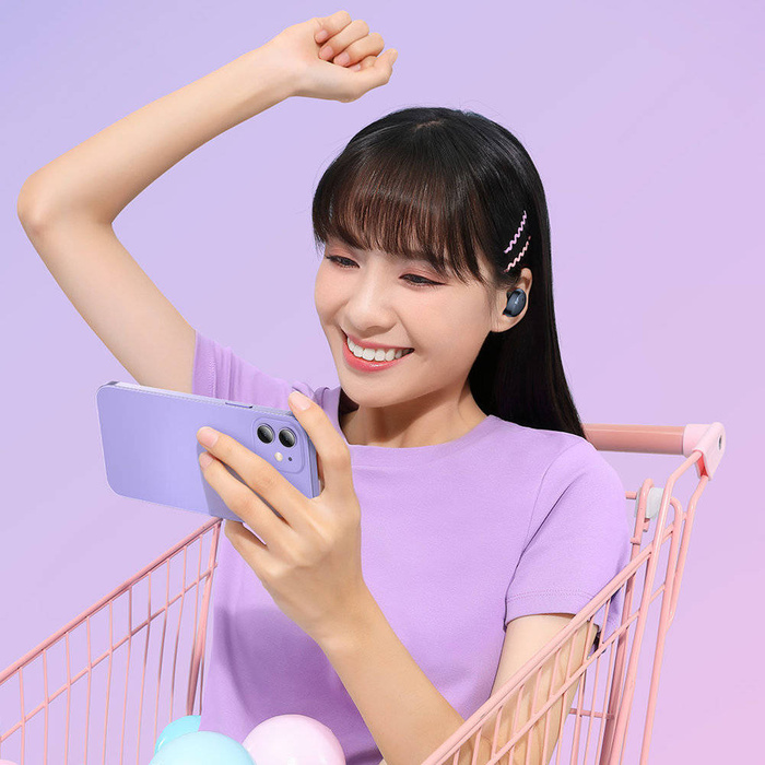 Baseus Bowie E2 TWS Bluetooth 5.2 Wireless Kopfhörer Wasserdicht IP55 Schwarz (NGTW090001)