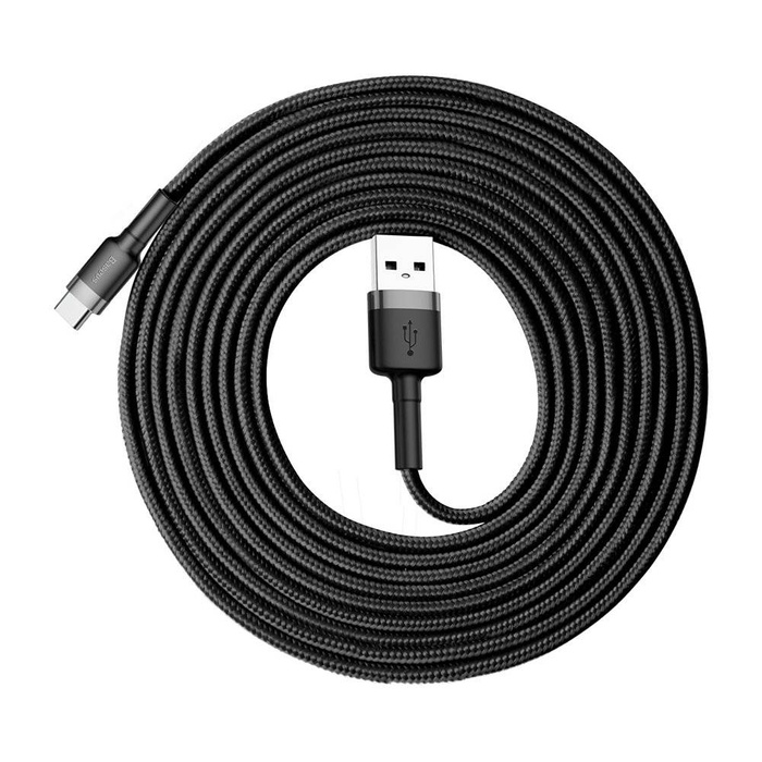 Baseus CAFULE TIPO-C 300CM GRIS/NEGRO