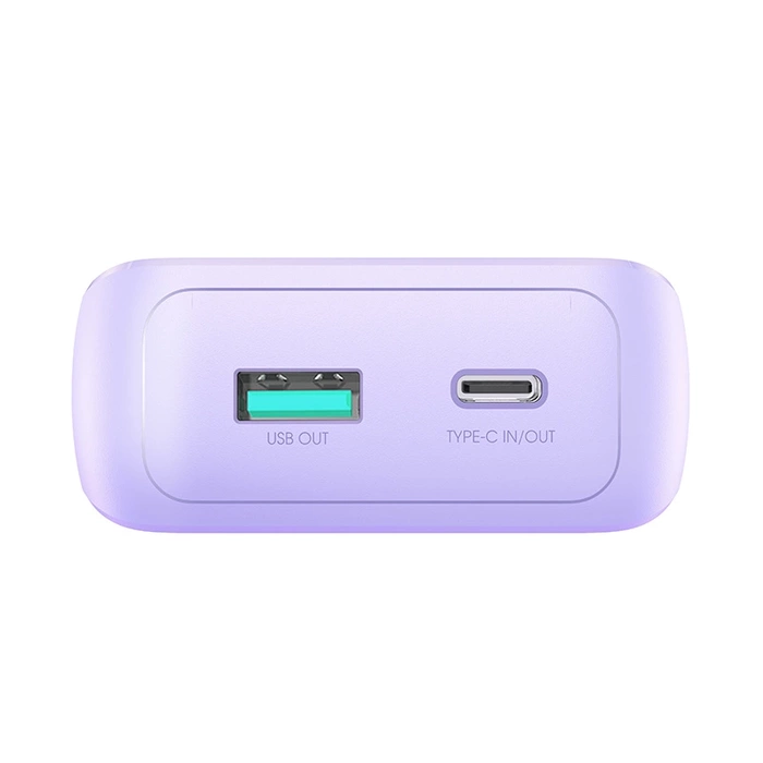 Mini power bank con cavi integrati Joyroom JR-PBC07 20000mAh 30W - viola
