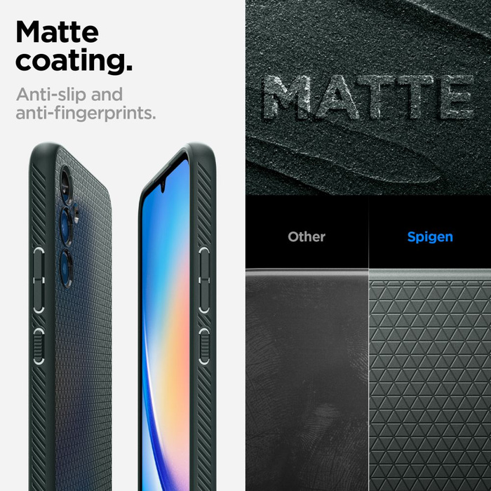 Funda Spigen Liquid Air Galaxy A34 5G Abyss Verde