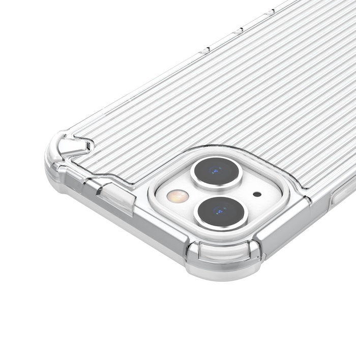 Ombre Protect Case para iPhone 14 funda blindada rosa y azul