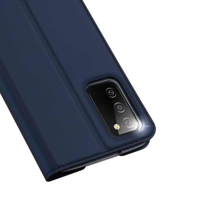 Dux Ducis Skin Pro Holster Cover Flip Cover für Samsung Galaxy A03s blau