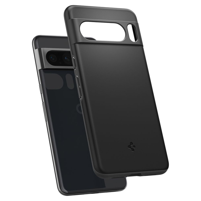 Puzdro Spigen Thin Fit Google Pixel 8 Pro Black Case