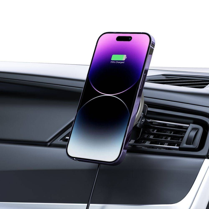TECH-PROTECT A2 MagNETIC MagSafe VENT CAR WIRELESS CHARGER 15W BLACK