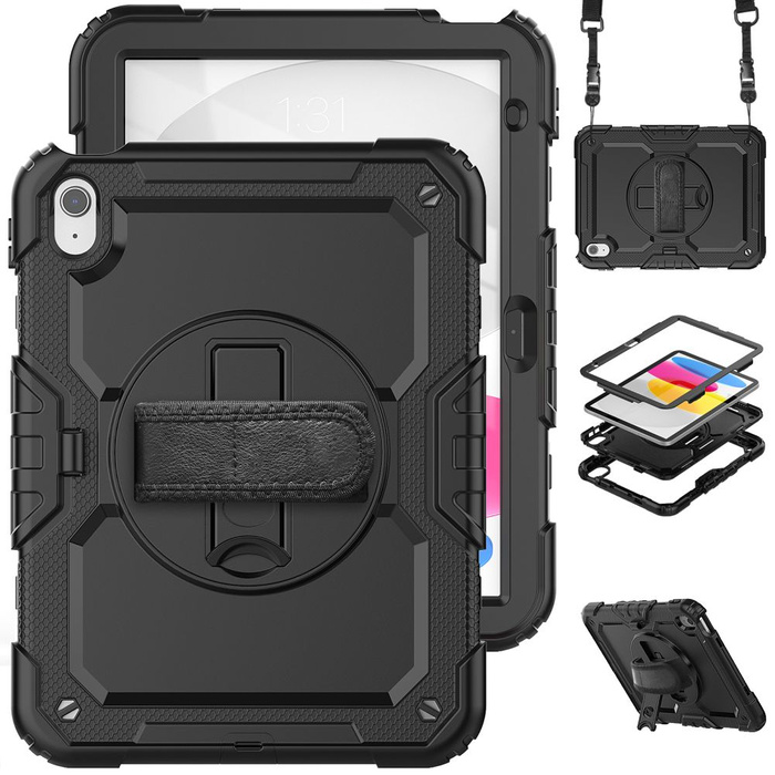Hülle TECH-PROTECT SOLID360 IPad 10.9 2022 SCHWARZ