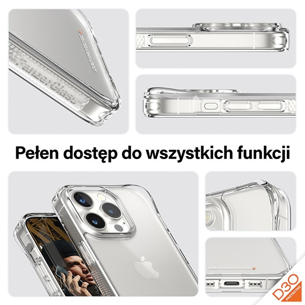 PanzerGlass Bundle 3in1 iPhone 15 ProMax 6.7" D3O Hardcase + Screen Protector UWF+ Lens 1137+1175+2812