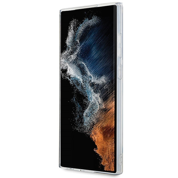 Case Guess GUHMS23LH4STK S23 Ultra S918 black/black hardcase 4G MagSage Case