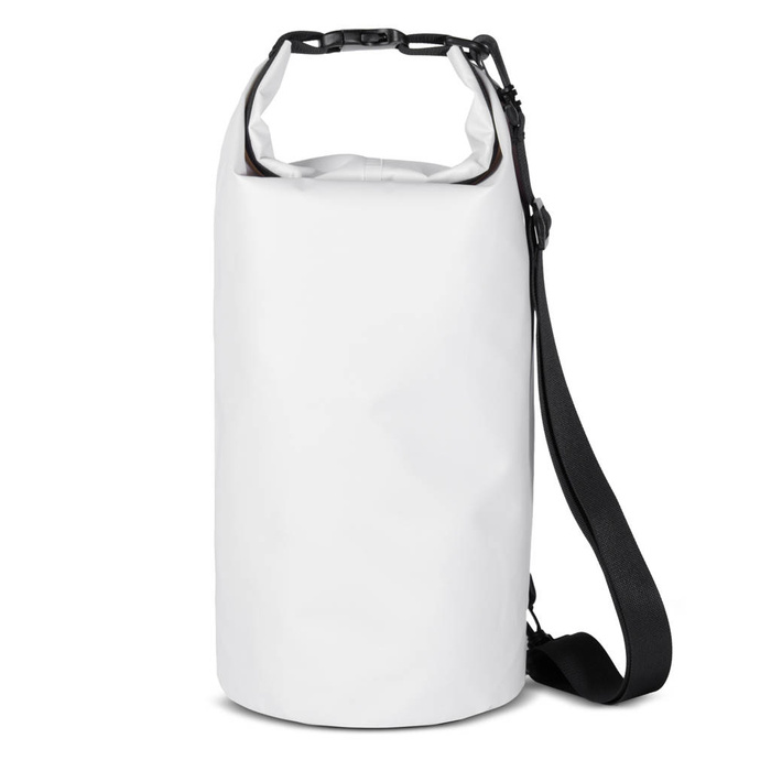 Borsa zaino impermeabile in PVC 10l - bianco