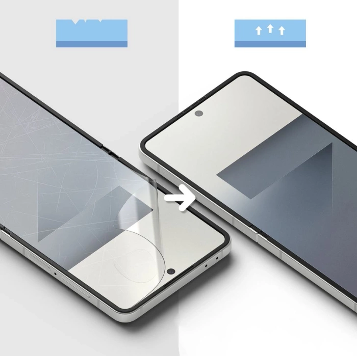 ZESTAW OCHRONNY RINGKE 3-IN-1 PROTECTOR PRO GALAXY Z FLIP 7 CLEAR