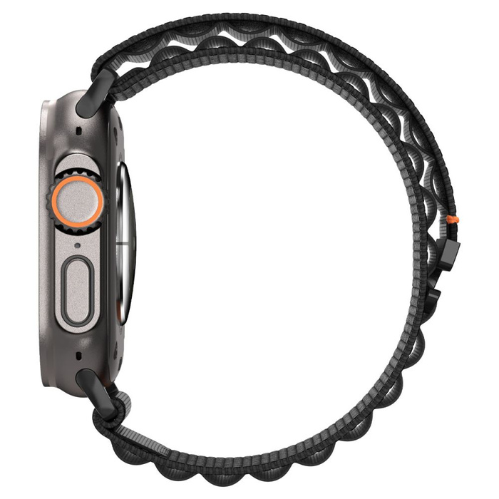 Spigen WBF1 BAND Apple Watch 6 / 7 / 8 / 9 / 10 / SE / ULTRA 1 / 2 (44 / 45 / 46 / 49 MM) SCHWARZ