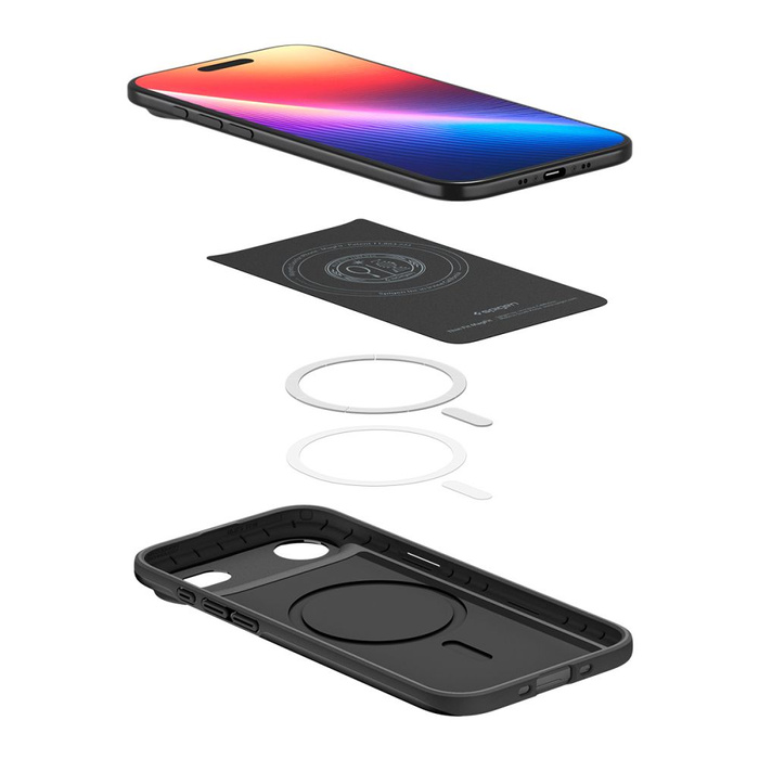Case Spigen IPhone 17 AIR Thin Fit Mag MagSafe BLACK