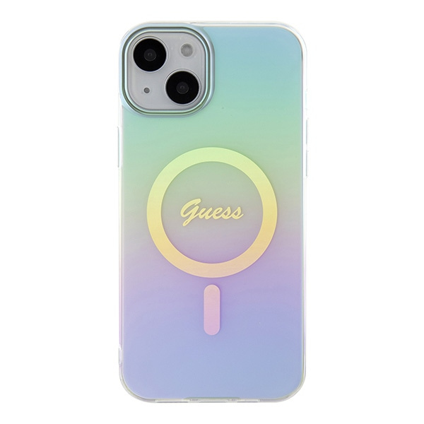 Coque Guess GUHMP15MHITSQ iPhone 15 Plus 6.7" turquoise/turquoisecase IML Iridescent MagSafe Case