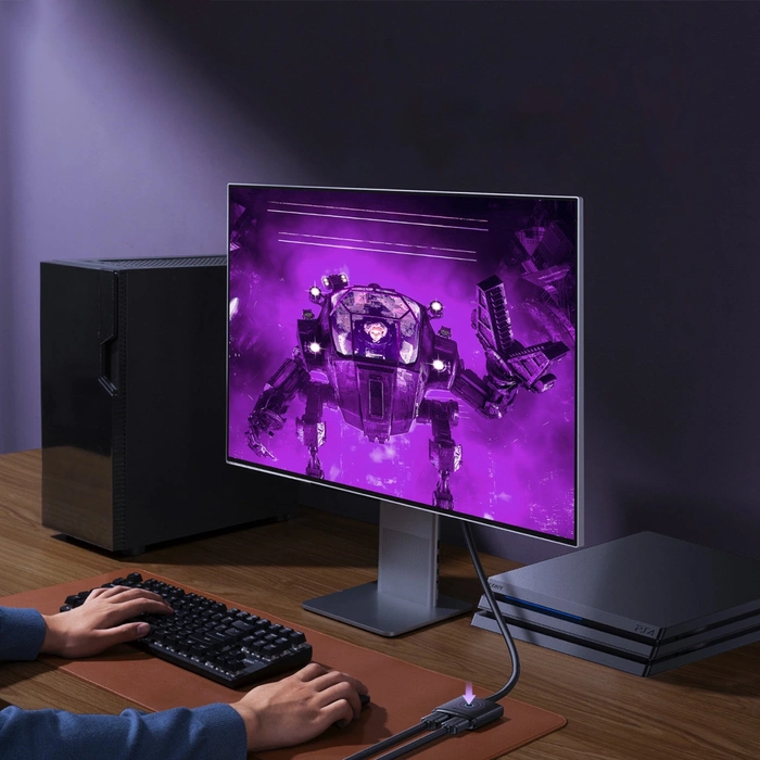 [APRÈS RETOUR] Adaptateur HDMI bidirectionnel Baseus AirJoy 2in1 4K 60Hz - noir