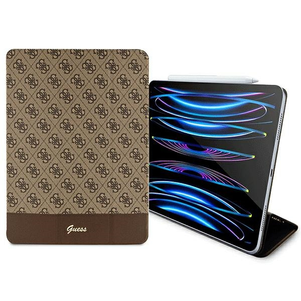 Guess GUFCP12PS4SGW iPad Pro 12.9" braun/braun 4G Stripe Allover