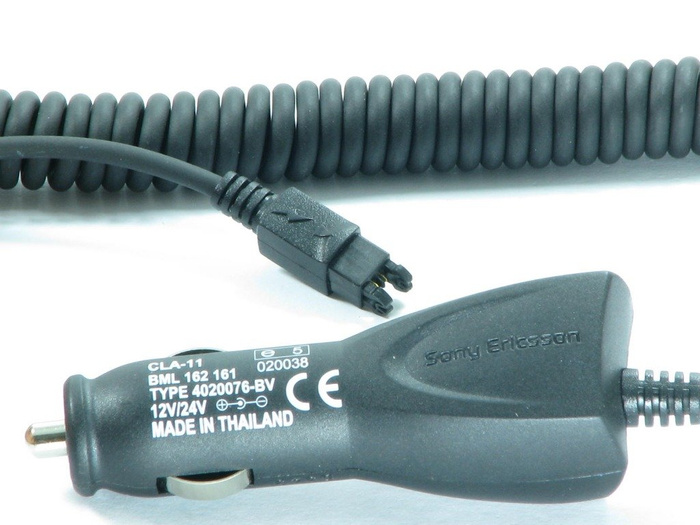 CARGADOR DE COCHE SONY ERICSSON K700 T630 P910