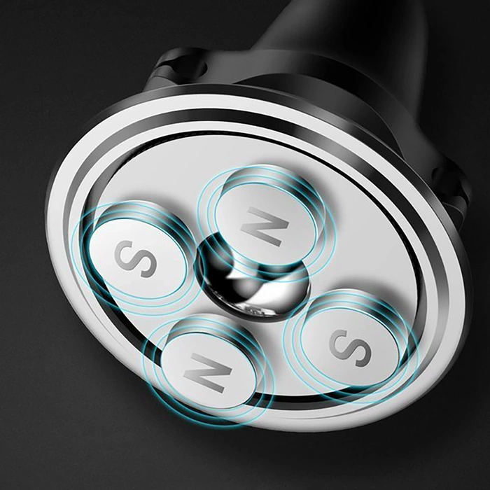 Supporto magnetico per bocchette d'aria per auto Baseus (edizione Overseas) - nero