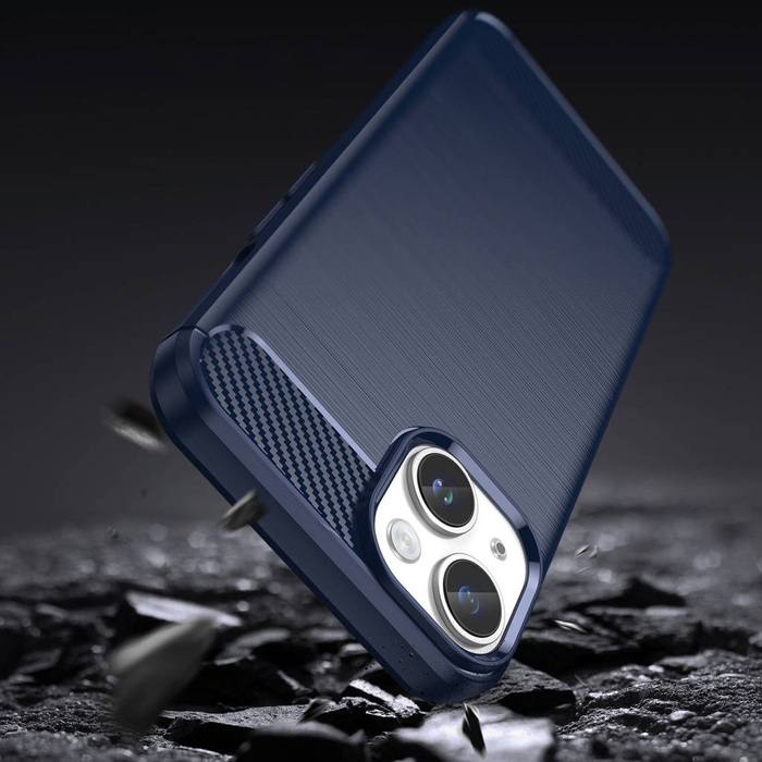 CARBON CASE IPHONE 14 BLUE
