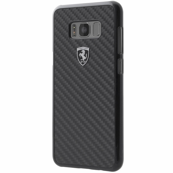 Case FERRARI Samsung Galaxy S8 Plus Carbon Heritage Black Case