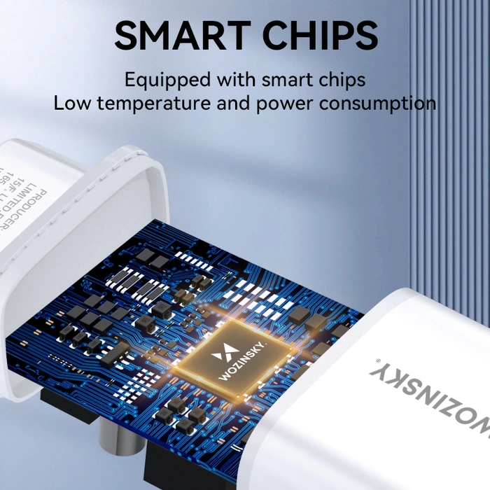 Caricatore da muro Wozinsky CUWCW 2.4A 2 x USB-A - bianco