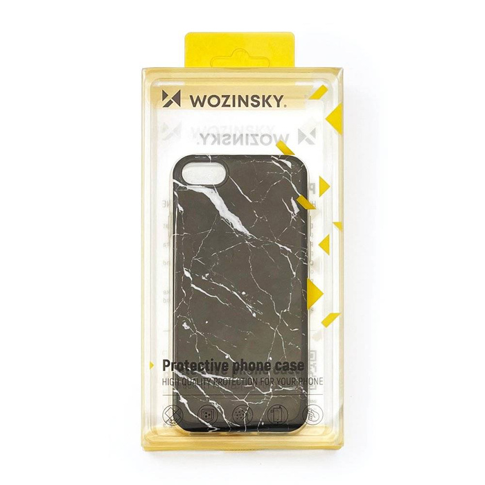 Wozinsky Marble TPU Cover Gel Marmor für Samsung Galaxy A02s EU pink