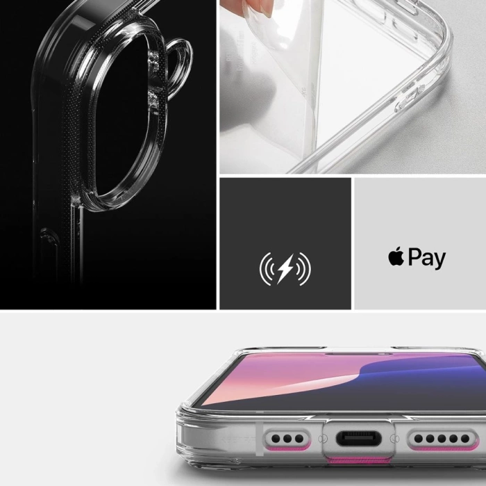 Etui RINGKE FUSION IPHONE 16 CLEAR