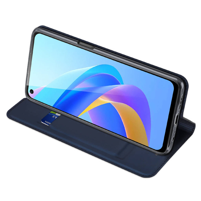 Custodia Dux Ducis Skin Pro con flip Realme 9i / Oppo A36 blu