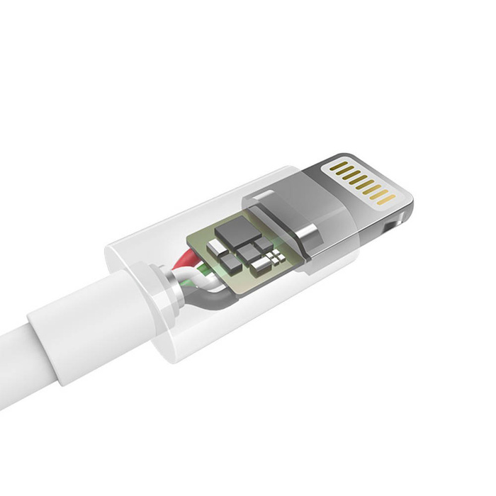 Choetech zertifiziertes USB-A Kabel - Lightning MFI 1,8m weiß (IP0027)