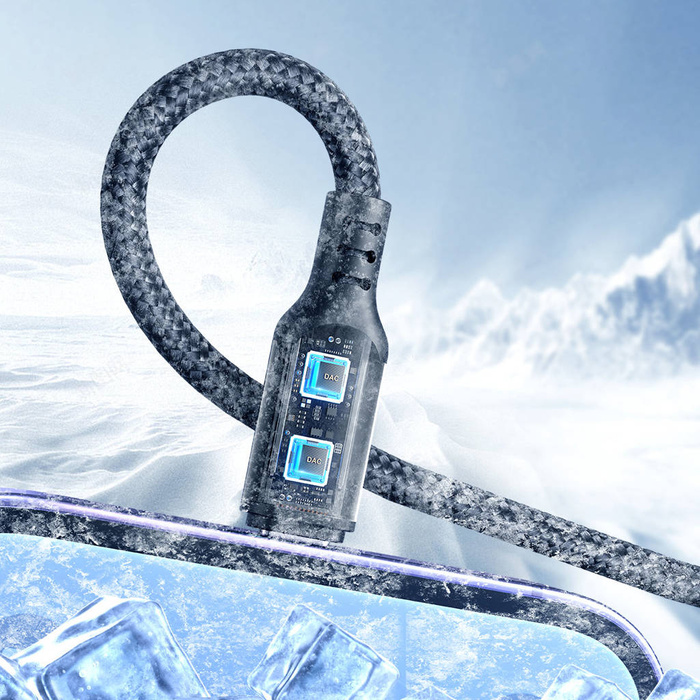 Cable USB 4in1 USB-A - 2 x USB-C / Lightning / Micro para carga y transmisión de datos 1,2m Joyroom S-1T4018A18 - negro