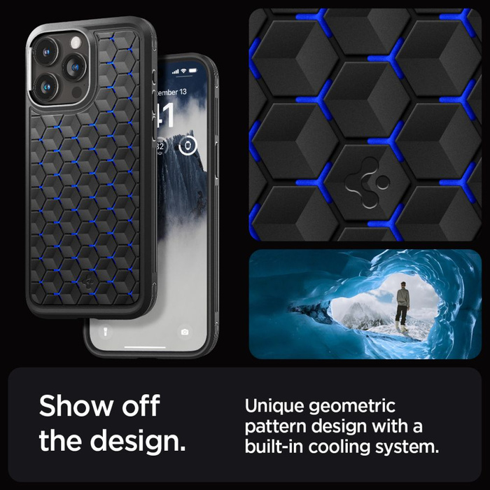 Coque iPhone 15 Pro Max Spigen Cryo Armor Cryo Blue
